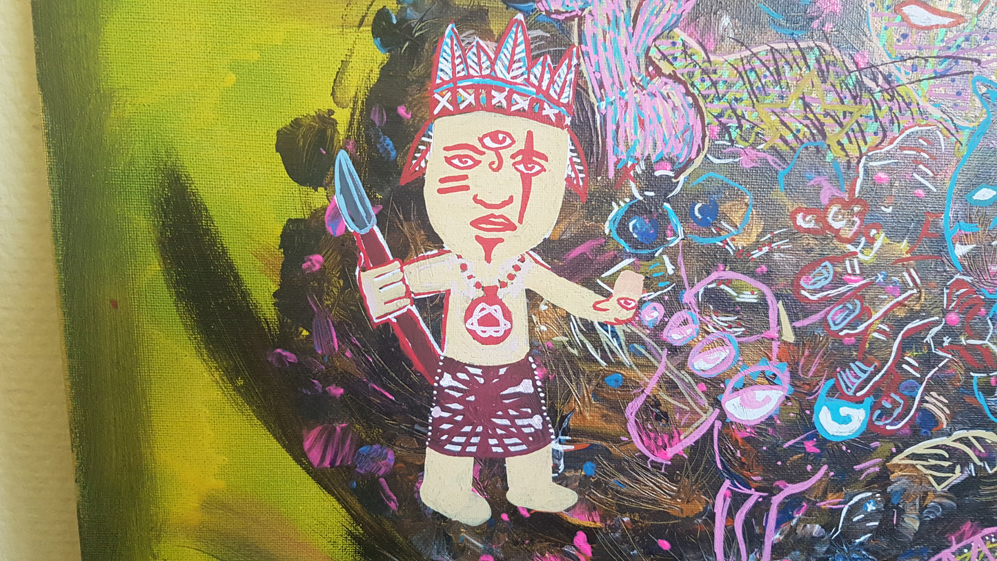 VICE VIC - ABSTRACT #6 "50X39,5" cm