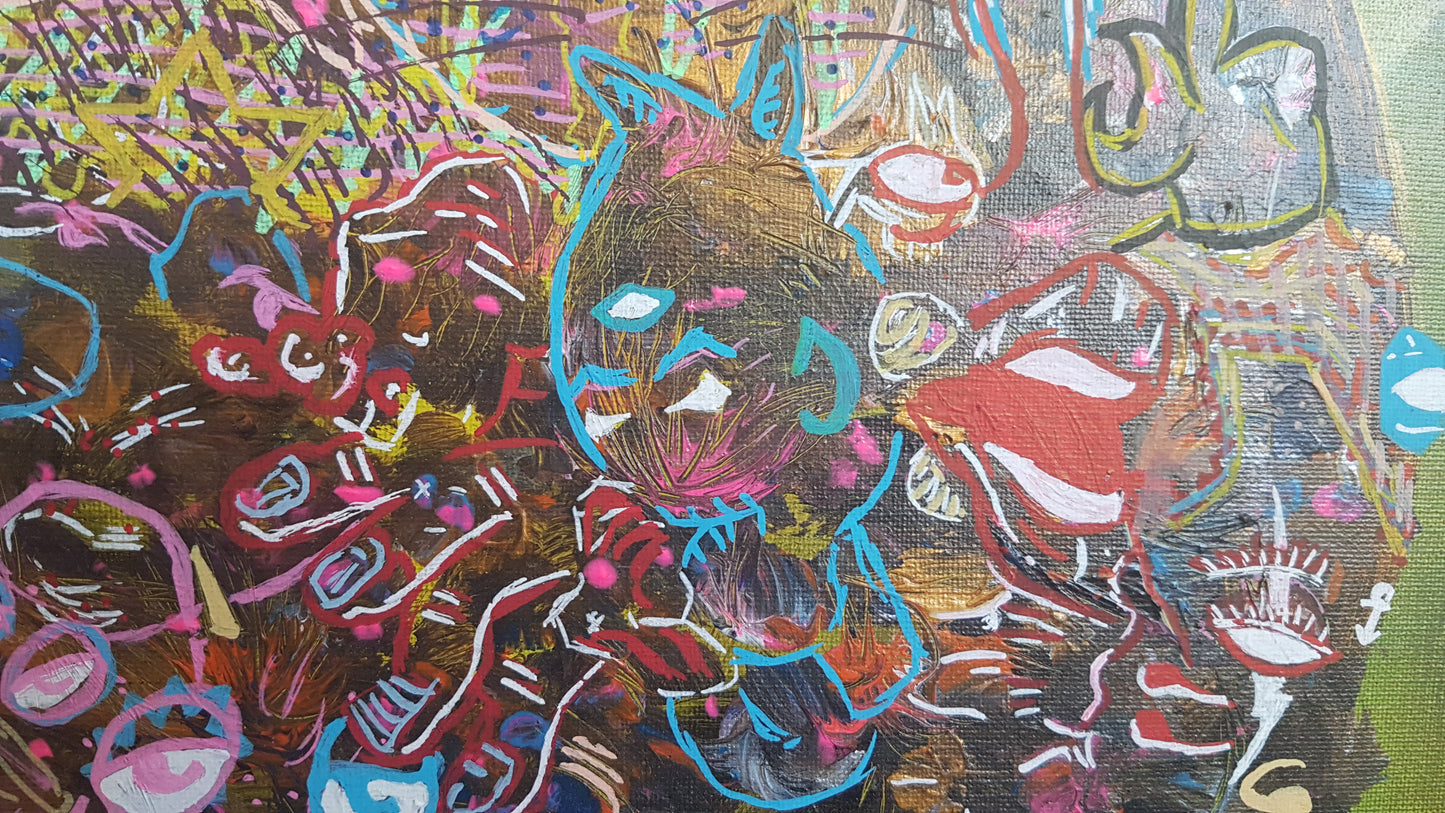 VICE VIC - ABSTRACT #6 "50X39,5" cm