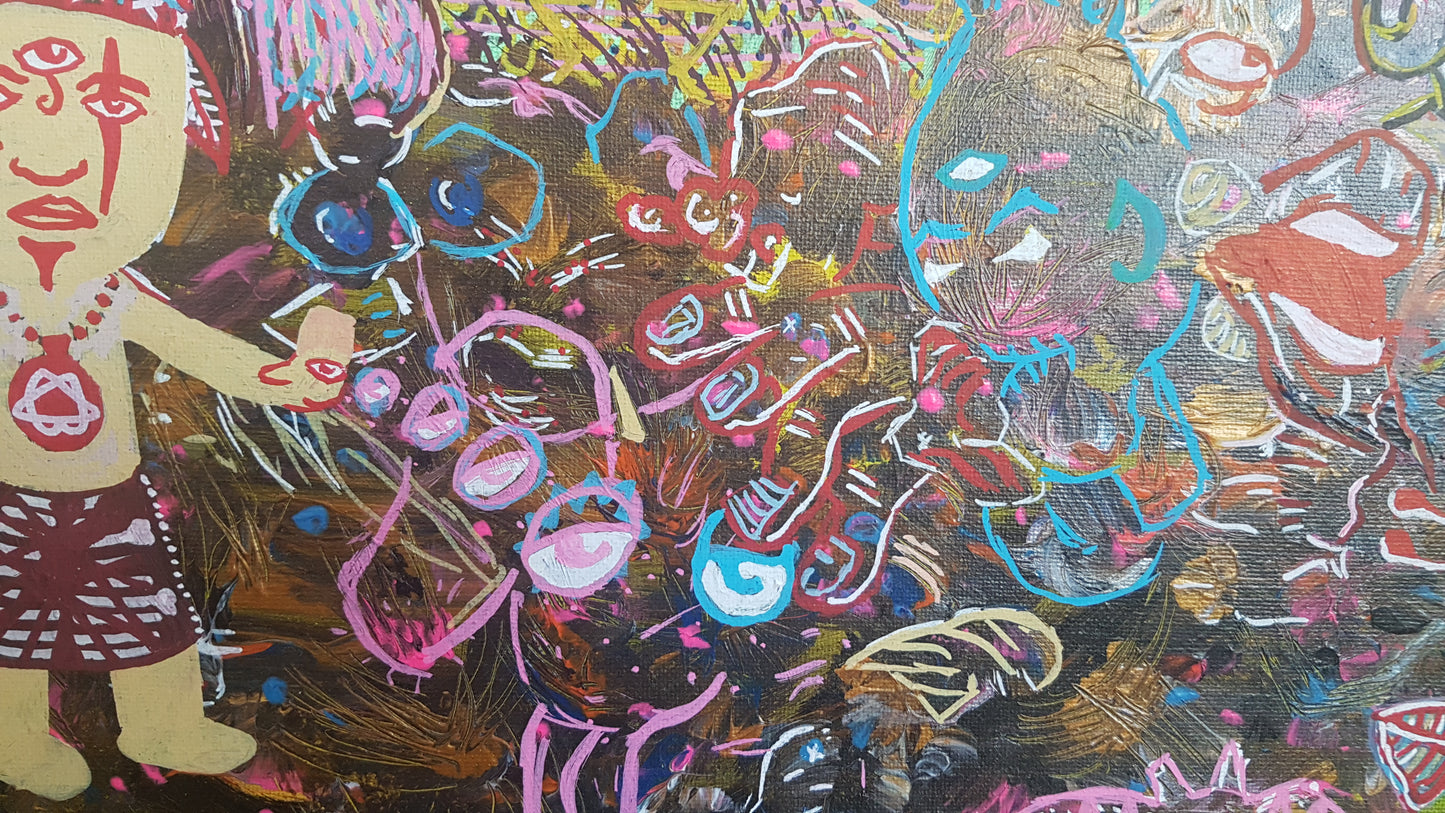 VICE VIC - ABSTRACT #6 "50X39,5" cm