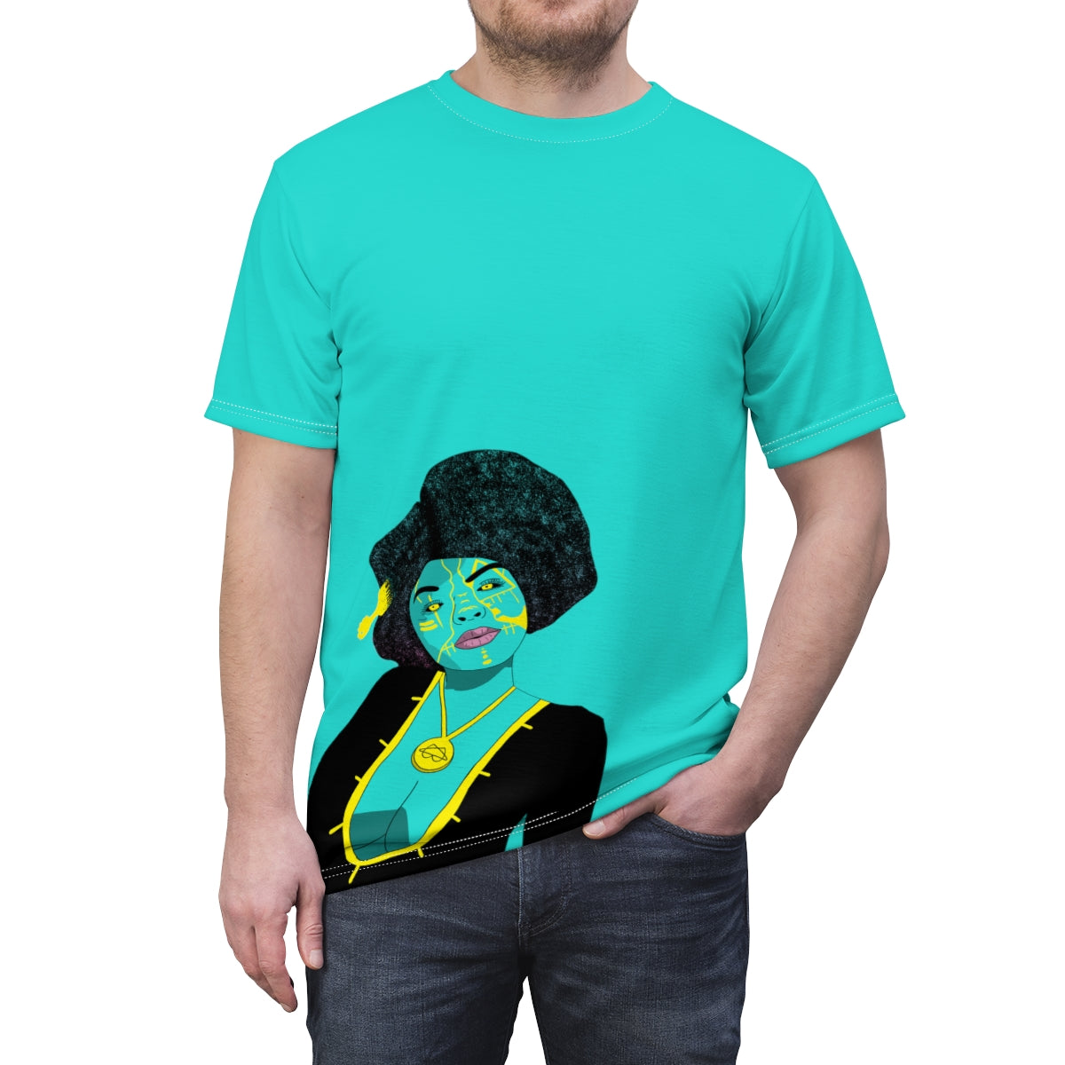 MARGUERITTA TURQUOISE SHIRT