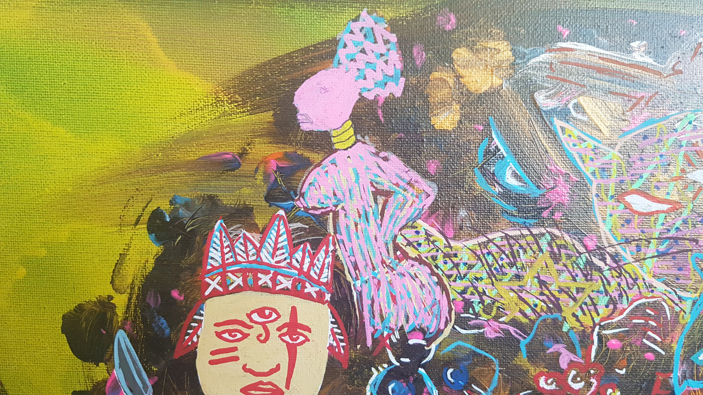 VICE VIC - ABSTRACT #6 "50X39,5" cm